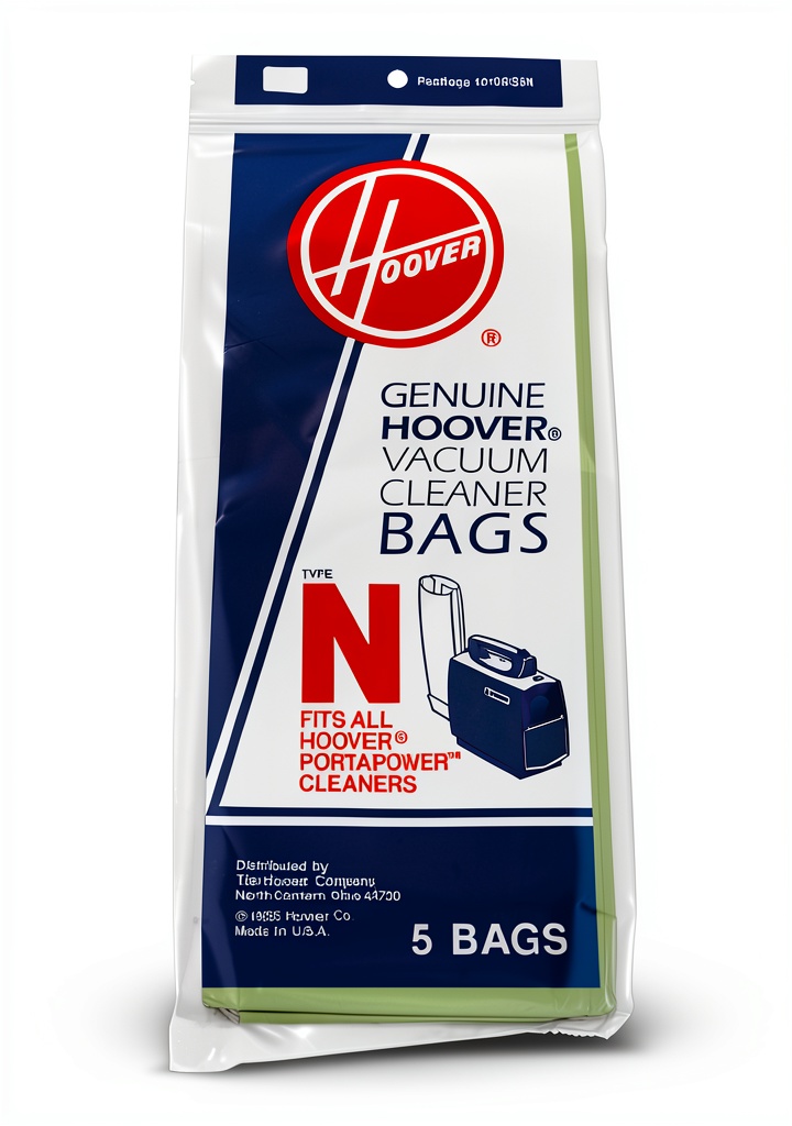 Hoover Commercial Vacuum Bags displayed in packaging