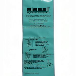 Bissell BigGreen Commercial Vacuum Bags 10 Pack Top Fill-0