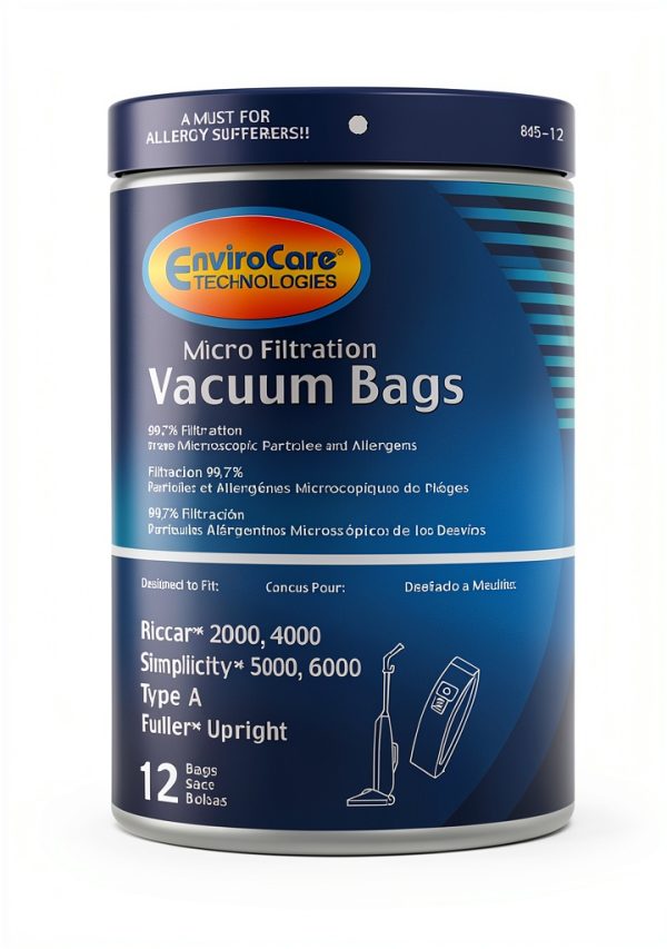 EnviroCare Vacuum Bags Micro Filtration Replacement CPU-1