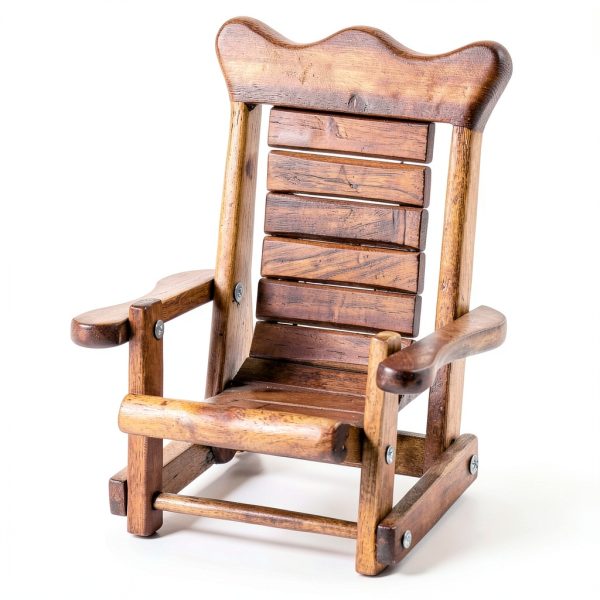 Lilacooqinn Wooden Phone Holder Rustic Design-1