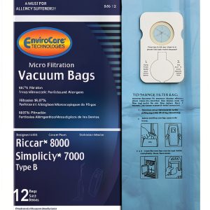 EnviroCare Micro Filtration Vacuum Bags Replacement Riccar-0