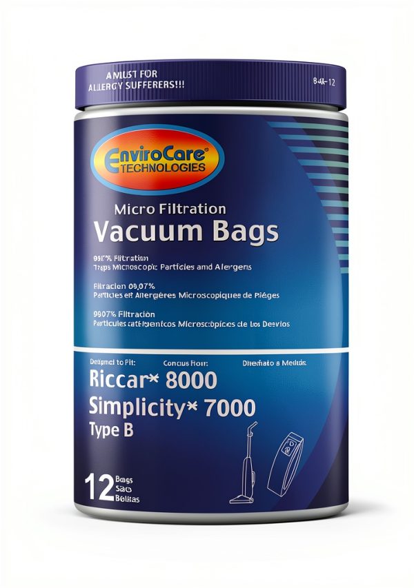 EnviroCare Micro Filtration Vacuum Bags Replacement Riccar-3
