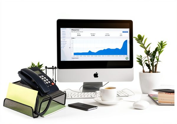 Telephone Stand by 1InTheOffice Office Product Black Paper-3