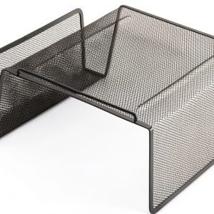 Lorell Phone Stand Double‑Rimmed Desktop Organizer-0