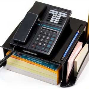 Telephone Stand Officemate Black Plastic Ergo-0