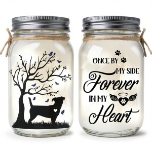 Mason Jar Night Light – Pawfect Borosilicate LED Memorial-0