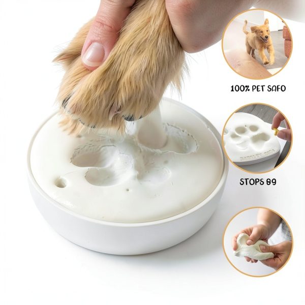 Pet Paw Print Impression Kit for Dogs and Cats - Inkless Clay Keepsake-3